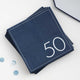 Navy 50th Birthday Milestone <br> Paper Napkins (16) - Sweet Maries Party Shop