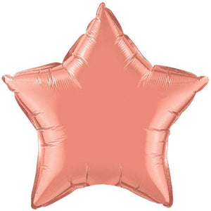 Personalised Coral <br> Star Balloon - Sweet Maries Party Shop