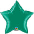 Personalised Emerald Green <br> Star Balloon