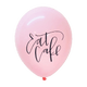 Pink Calligraphy Eat Cake <br> Balloons Pack - Sweet Maries Party Shop