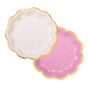 Pretty Pink <br> Side Plates (12) - Sweet Maries Party Shop