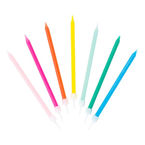 Rainbow <br> Candles - Sweet Maries Party Shop