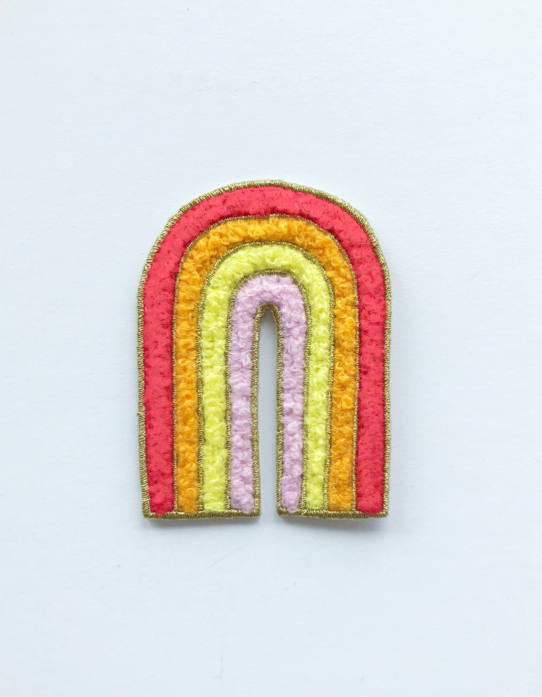 Rainbow Chenille & Embroidery <br> Iron-On-Patch - Sweet Maries Party Shop