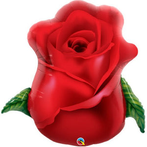 Red Rose Bud <br> Balloon (33”) - Sweet Maries Party Shop
