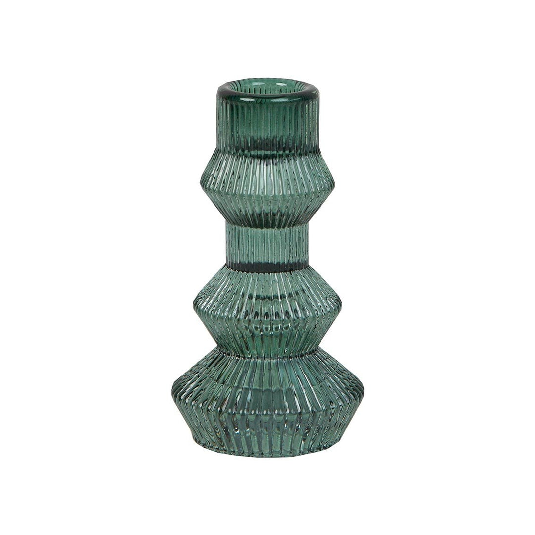 Sage Green <br> Glass Candle Holder - Sweet Maries Party Shop