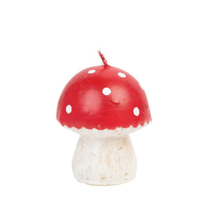 Small Red <br> Toadstool Candle - Sweet Maries Party Shop