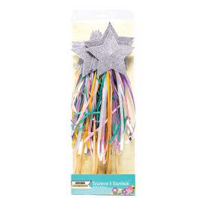 Star Wands <br> With Ribbon Tassel (8) - Sweet Maries Party Shop
