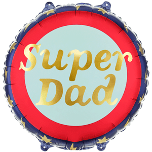 Super Dad <br> 18” Inflated Balloon - Sweet Maries Party Shop