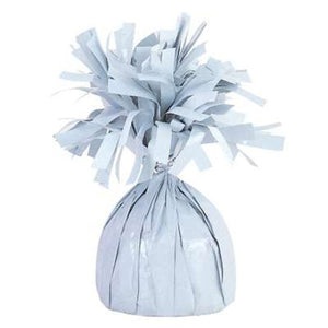 White 180g Frilly <br> Balloon Weight - Sweet Maries Party Shop