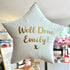 Personalised White <br> Star Balloon