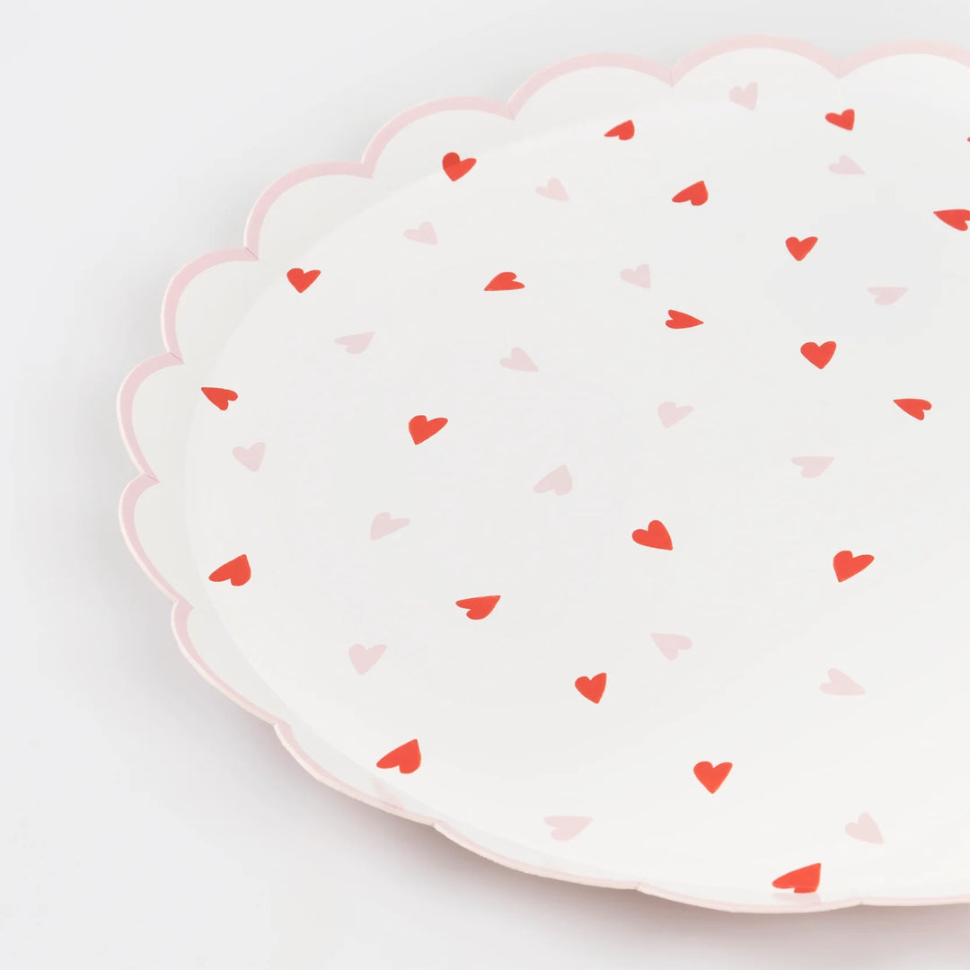 Heart Pattern <br> Side Plates (8pc)