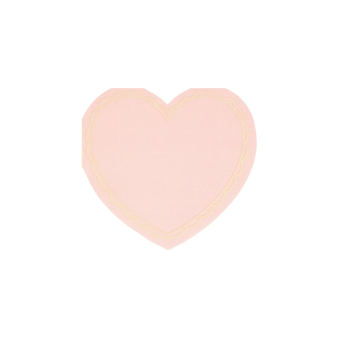 Pastel Heart <br> Small Napkins (16pc)