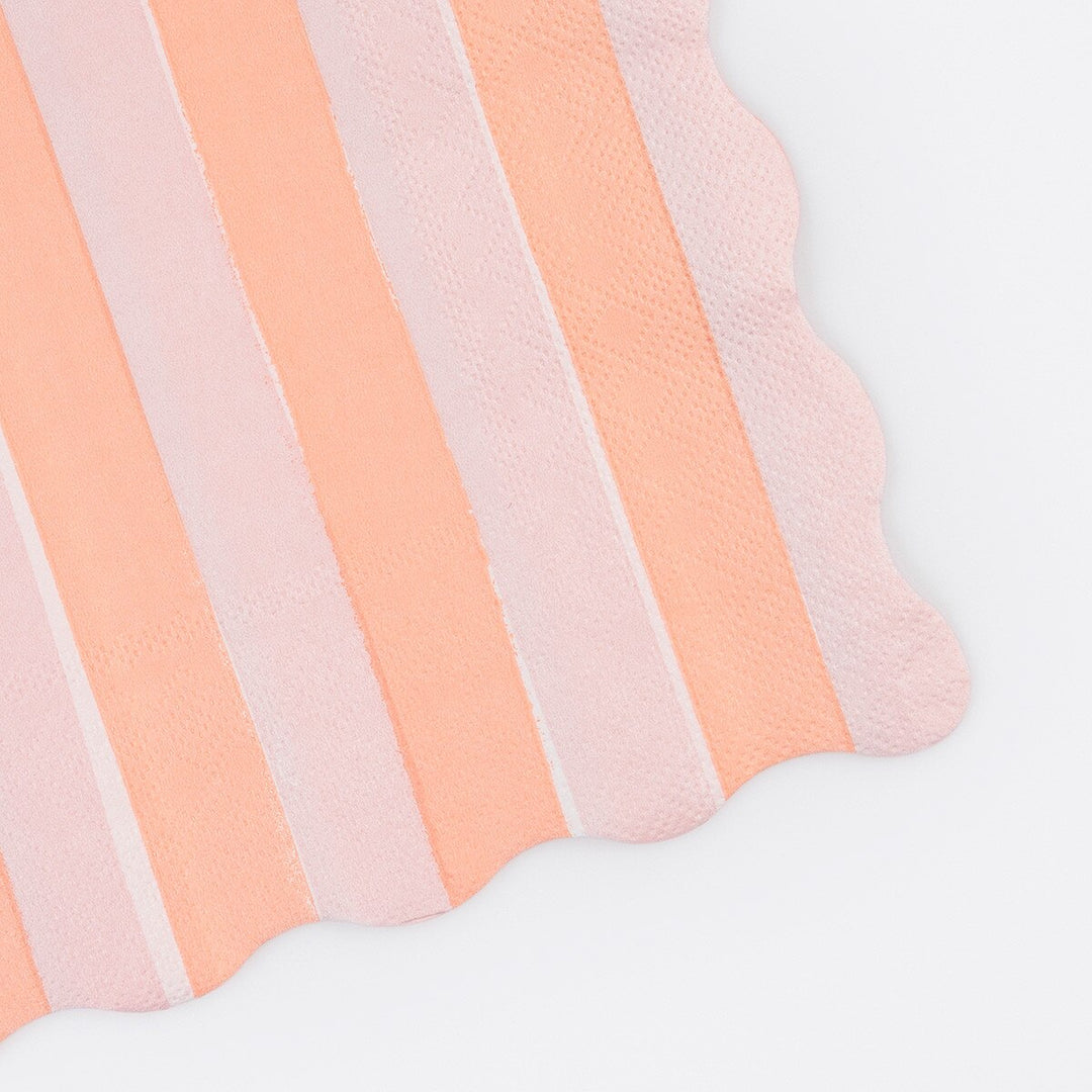 Pastel Stripe <br> Large Napkins (16)