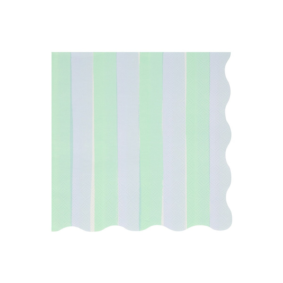 Pastel Stripe <br> Large Napkins (16)