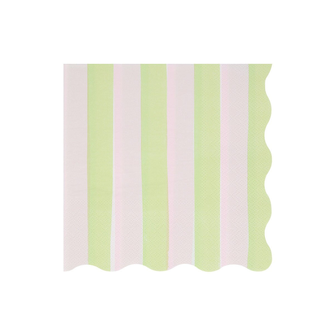 Pastel Stripe <br> Large Napkins (16)