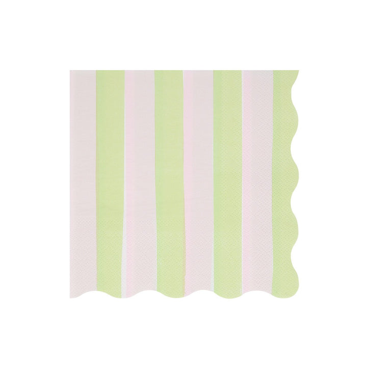 Pastel Stripe <br> Large Napkins (16)