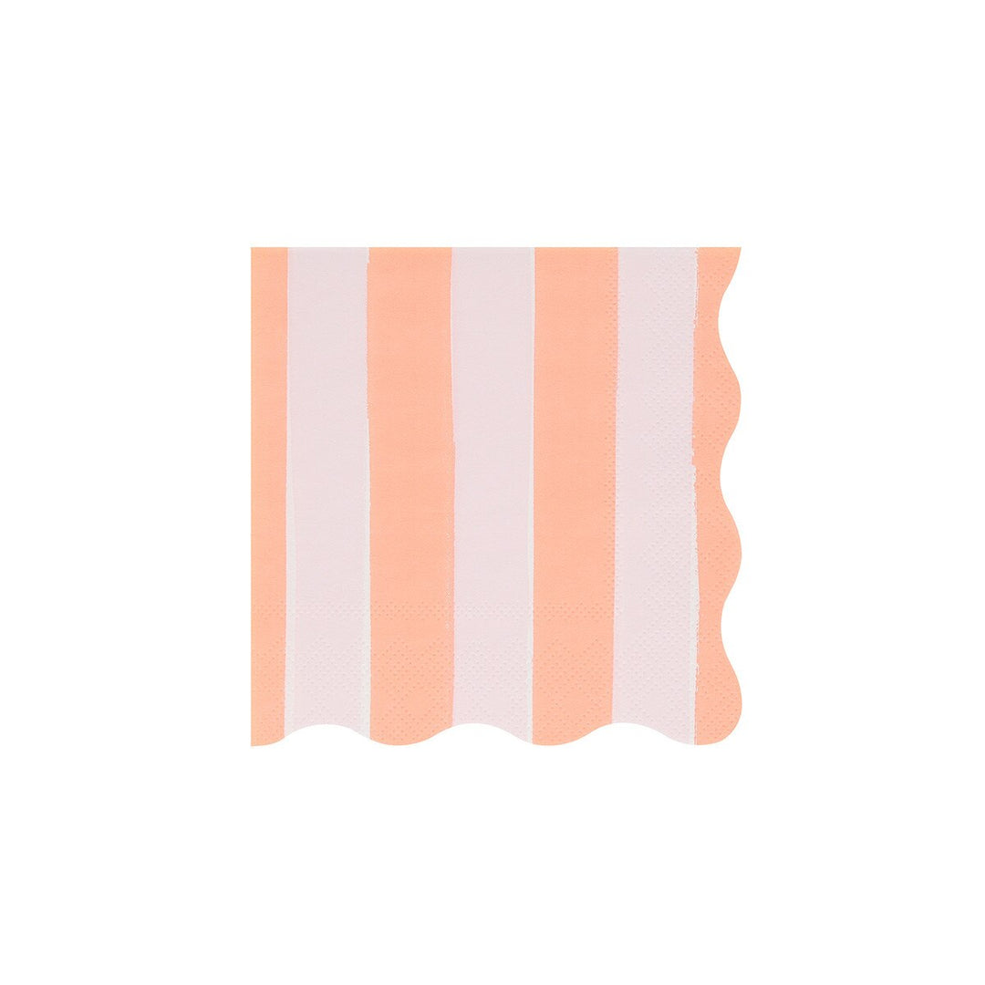 Pastel Stripe <br> Cocktail Napkins (16)