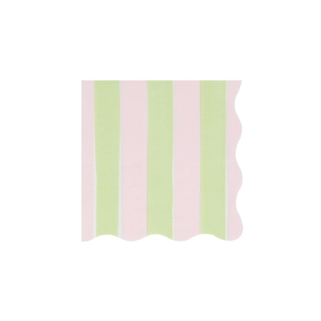 Pastel Stripe <br> Cocktail Napkins (16)