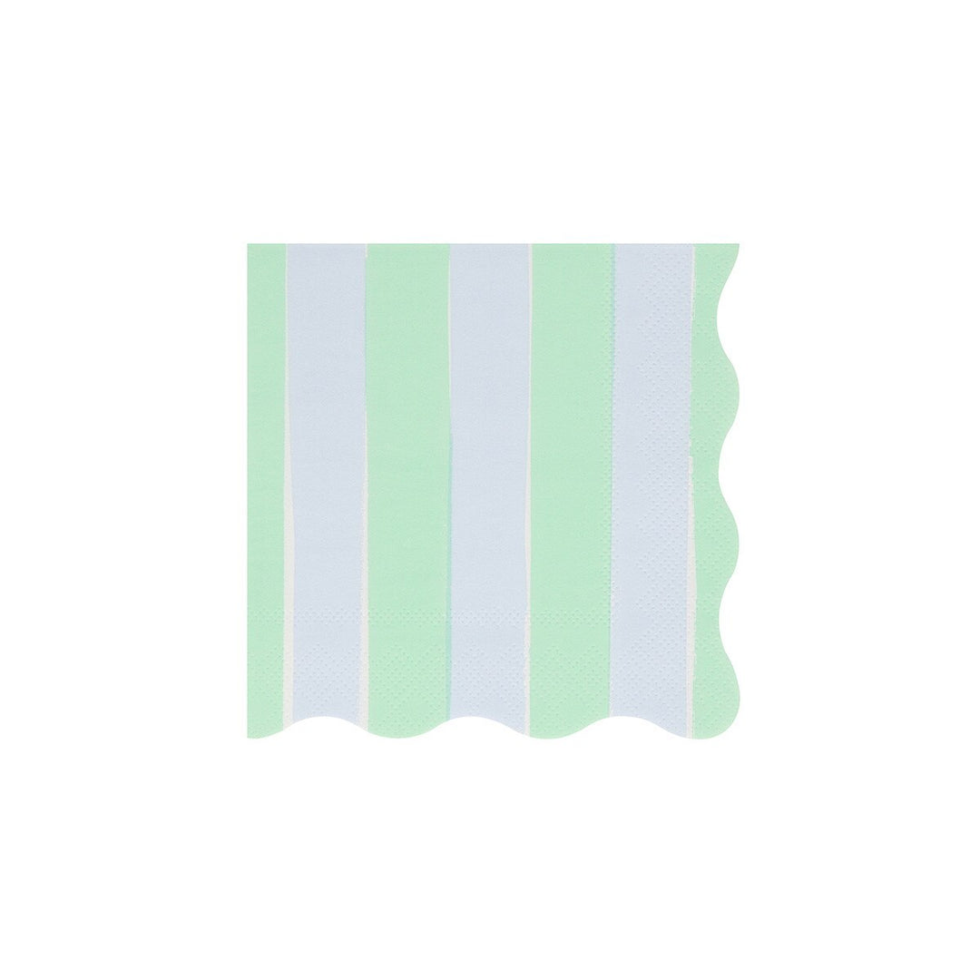 Pastel Stripe <br> Cocktail Napkins (16)