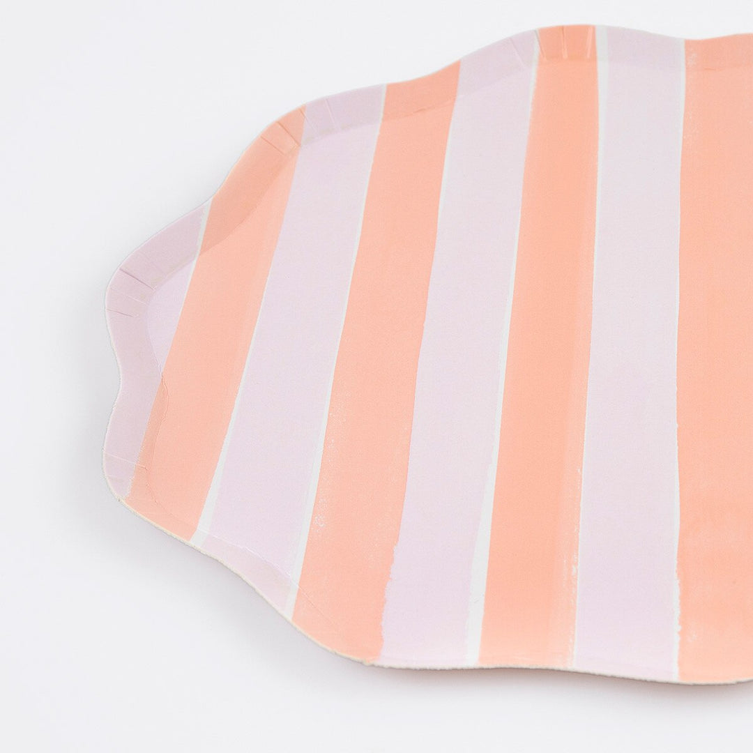 Pastel Stripe <br> Dinner Plates (8)