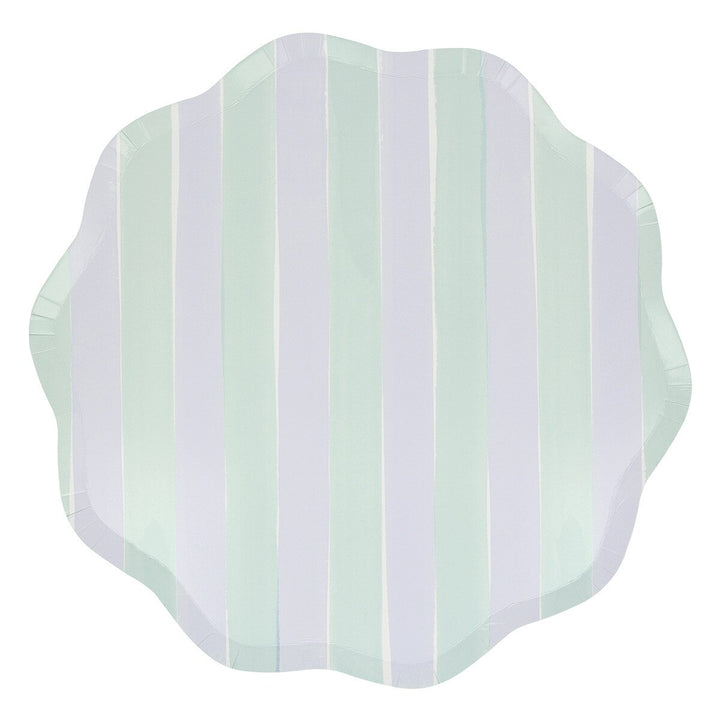 Pastel Stripe <br> Dinner Plates (8)