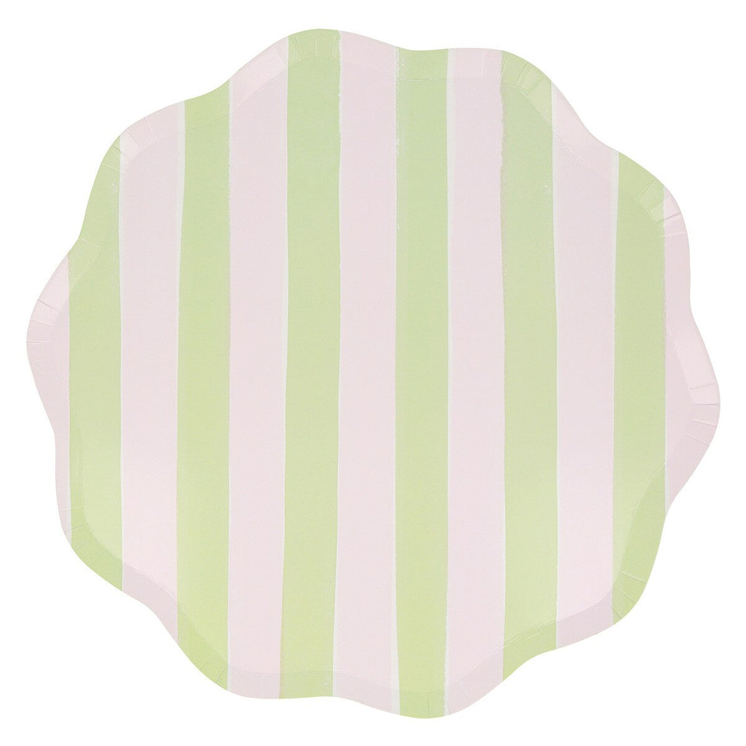 Pastel Stripe <br> Dinner Plates (8)