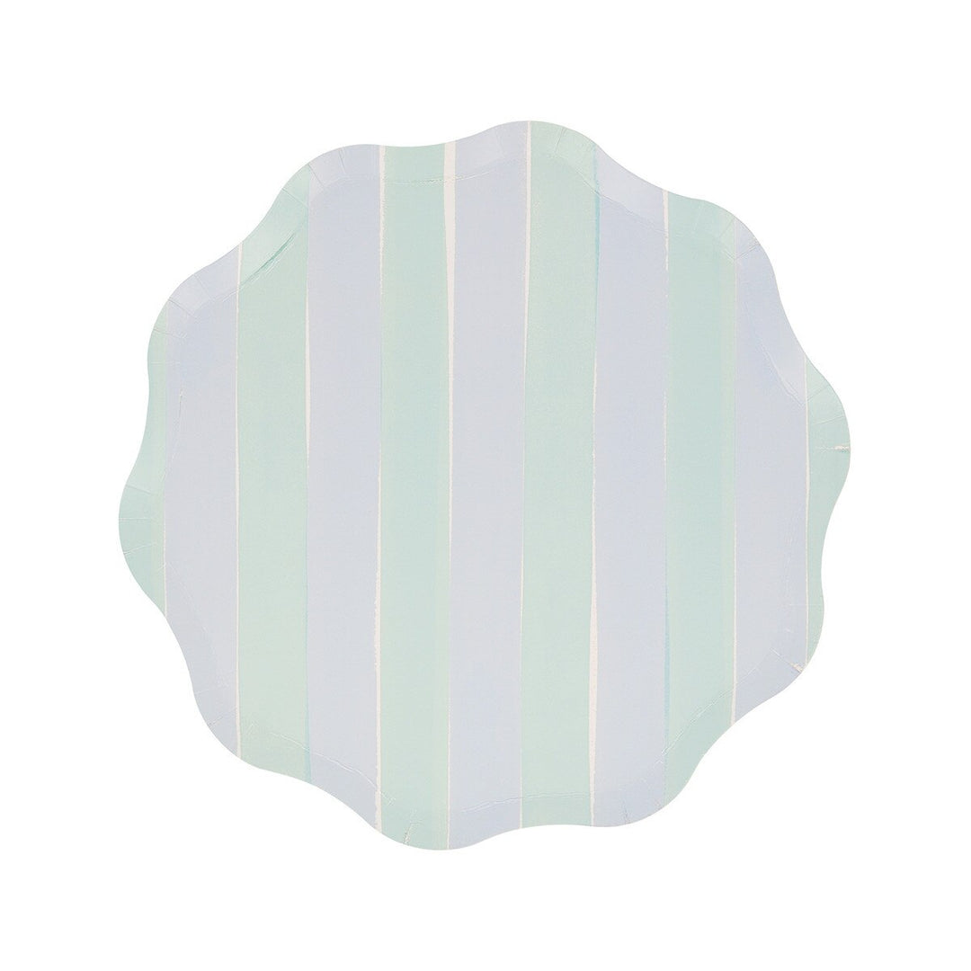 Pastel Stripe <br> Side Plates (8)