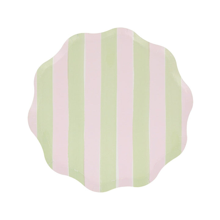 Pastel Stripe <br> Side Plates (8)