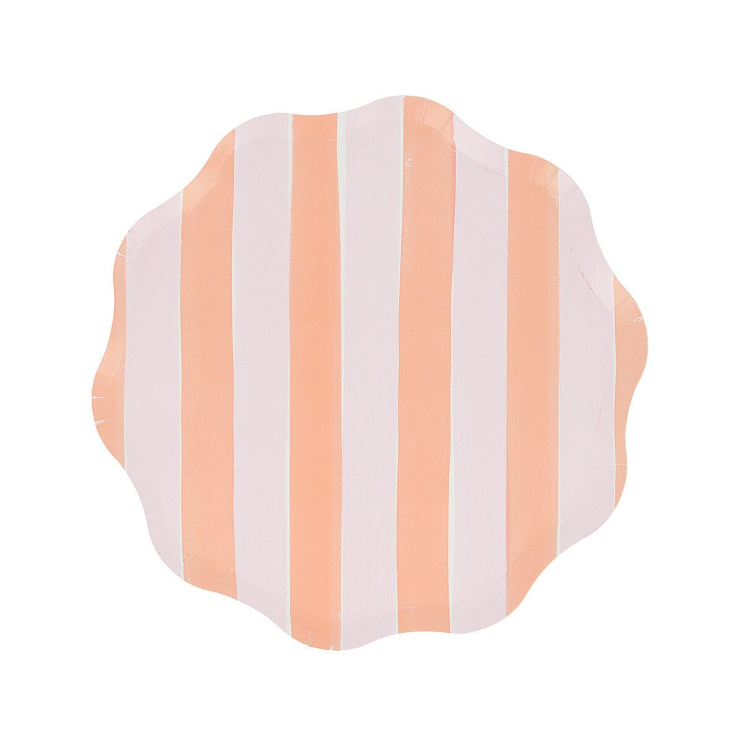 Pastel Stripe <br> Side Plates (8)