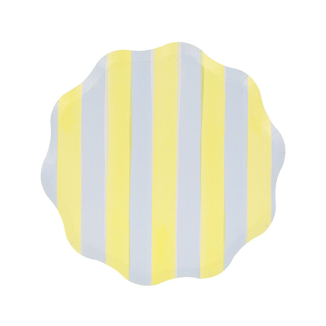 Pastel Stripe <br> Side Plates (8)