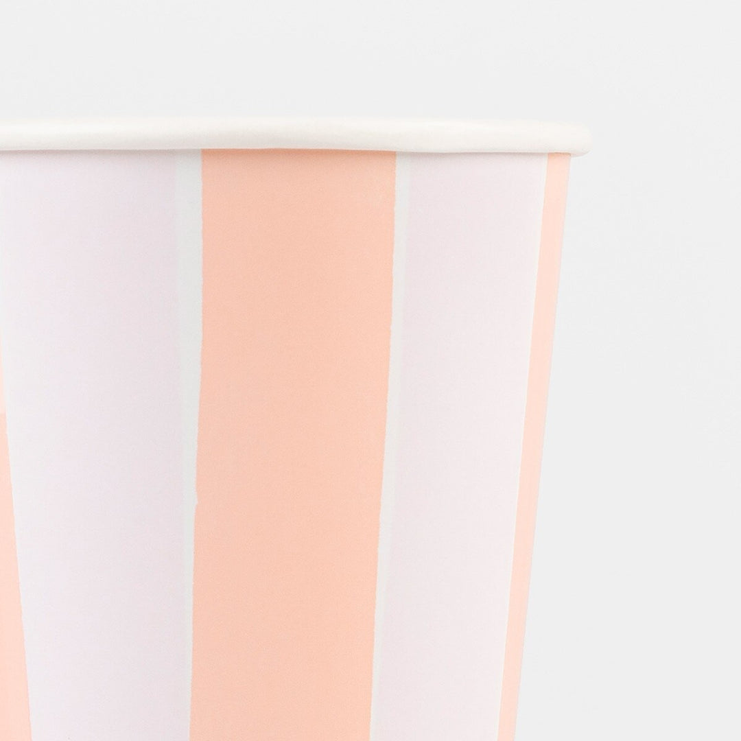 Pastel Stripe <br> Party Cups (8)