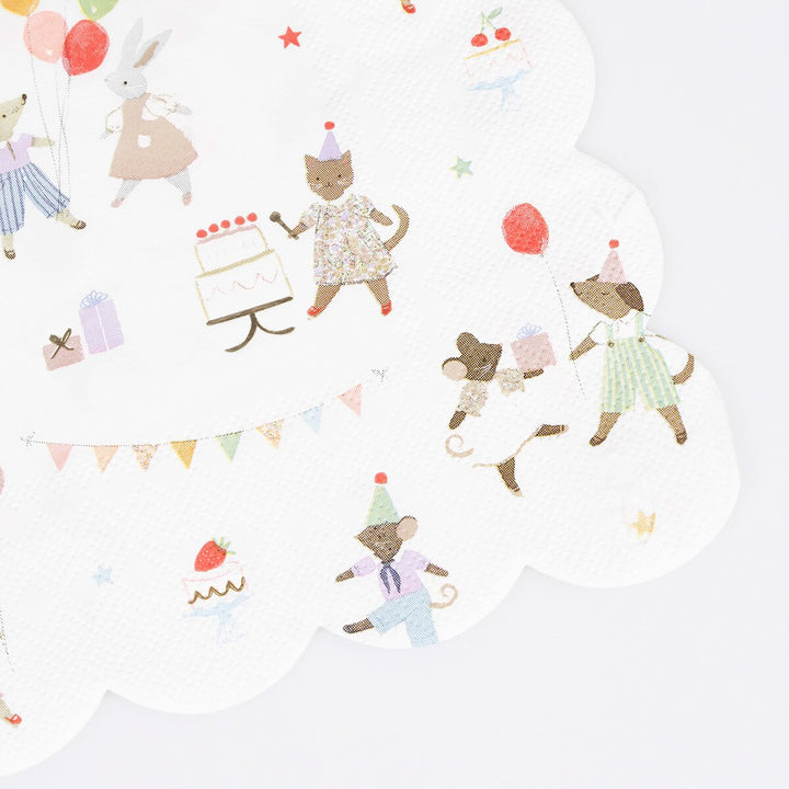 Animal Friends Large Napkins (16)