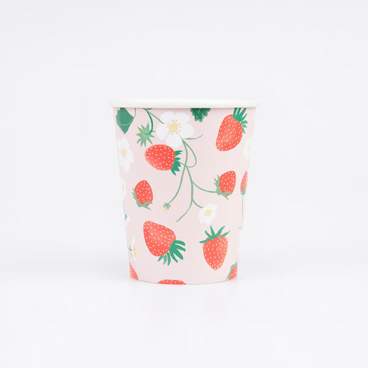 Strawberry Paper Cups – Pack of 8