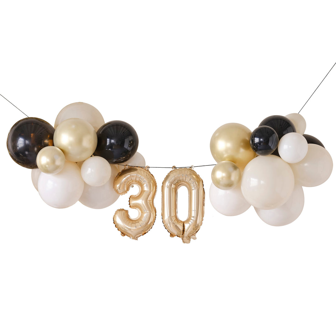 30 Milestone Balloon Garland