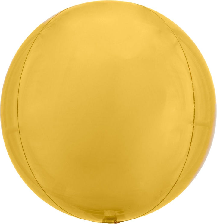 Gold <br> Personalised Orb Balloon