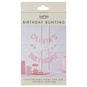 Personalised Birthday Bunting