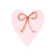 Heart With Bow <br> Napkins (16pc)