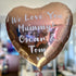 Personalised Rose Gold <br> Heart Balloon