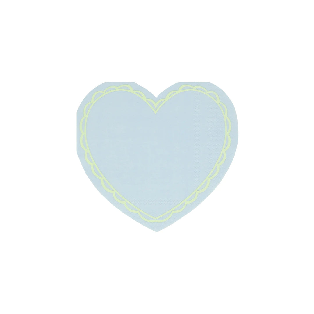 Pastel Heart <br> Small Napkins (16pc)