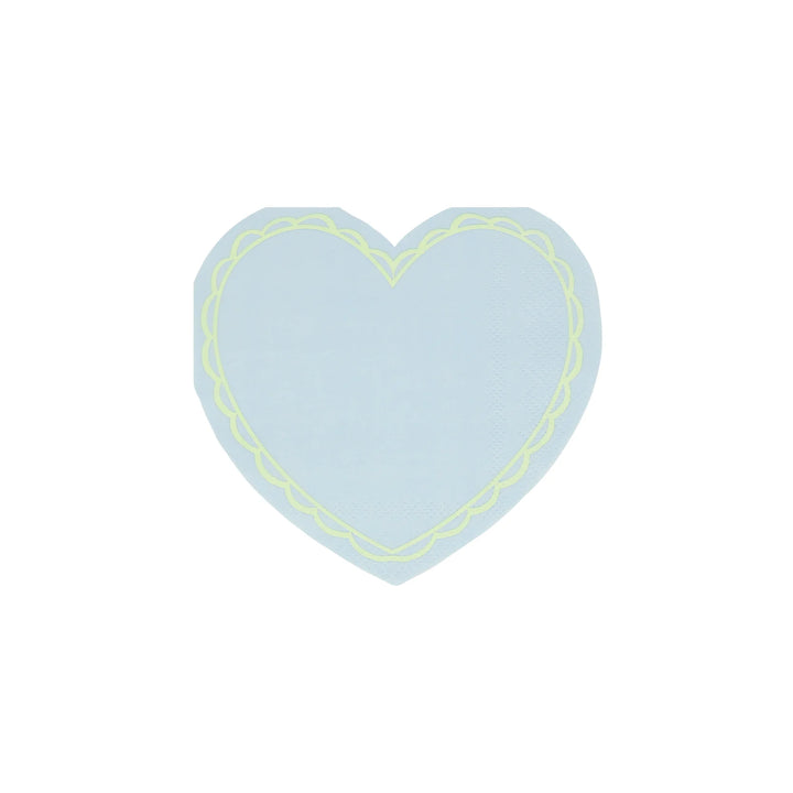 Pastel Heart <br> Small Napkins (16pc)