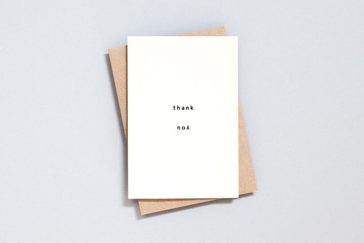 Thank You Minimal <br> Thank You Card