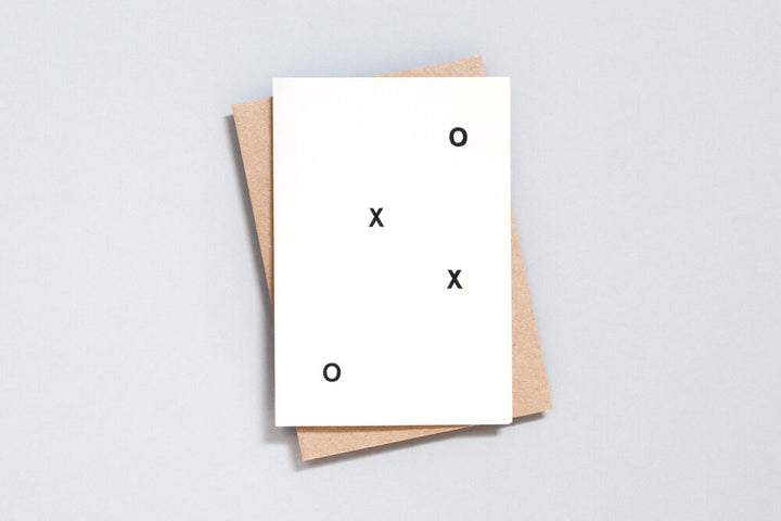 XOXO <br> Minimal <br> Greetings Card