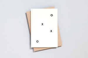 XOXO <br> Minimal <br> Greetings Card