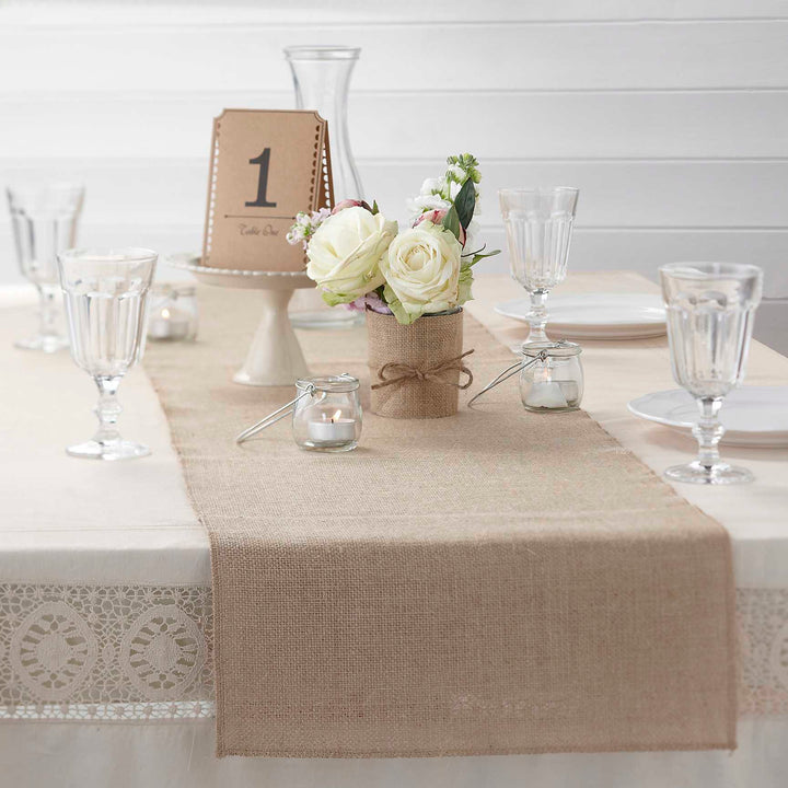 Vintage Hessian <br> Table Runner