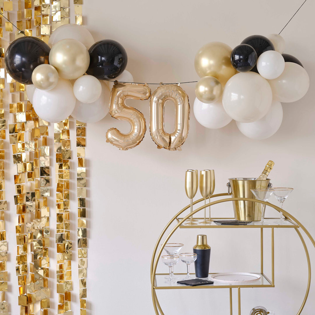 50 Milestone Balloon Garland