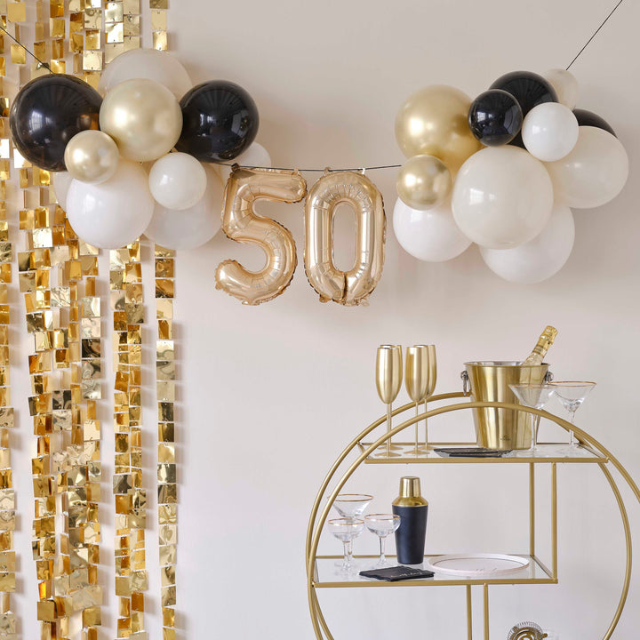 50 Milestone Balloon Garland