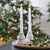 Ceramic Tree Candle Holders <br> Set Of Two