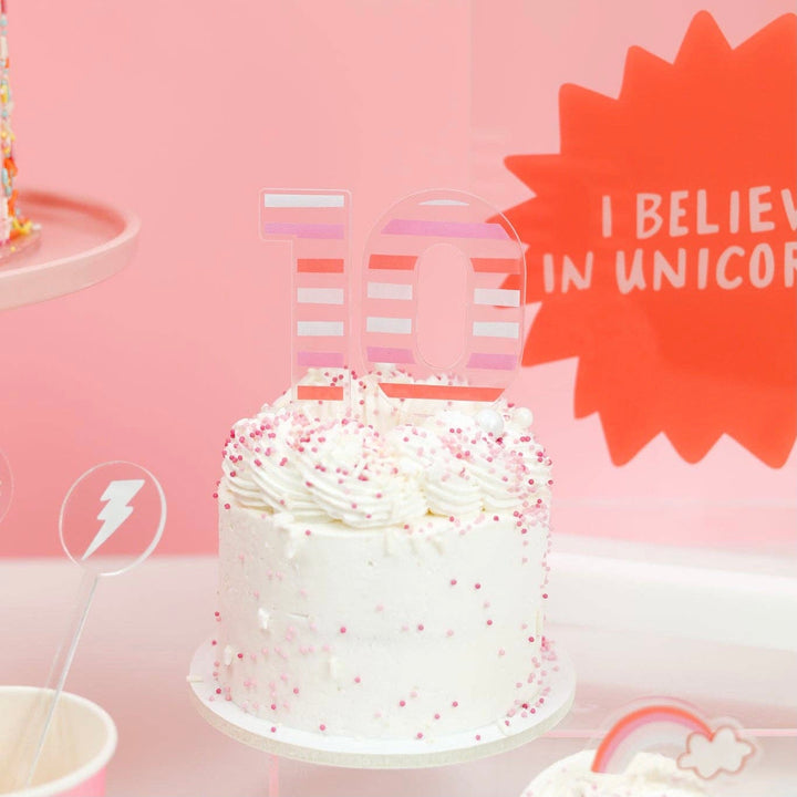 I Believe in Unicorns <br> Acrylic Number Set 0-9