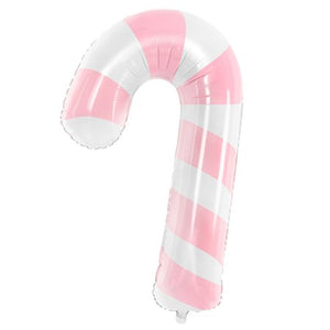 Pink Candy Cane Balloon <br> 32” / 82cm Tall