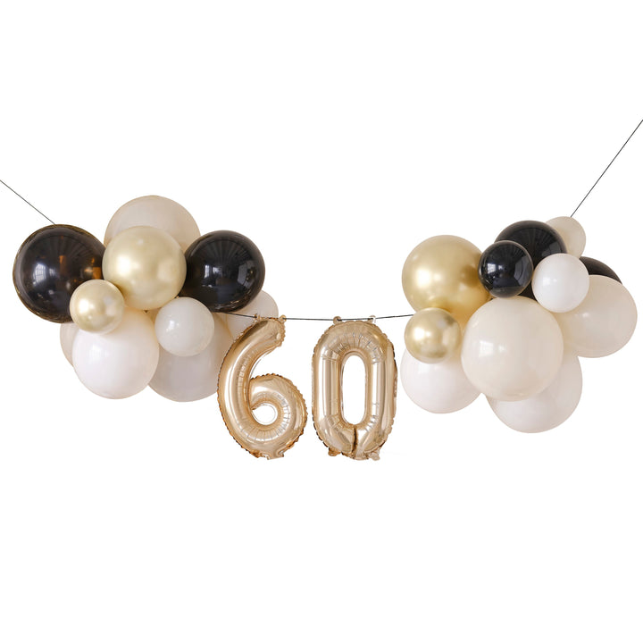 60 Milestone Balloon Garland